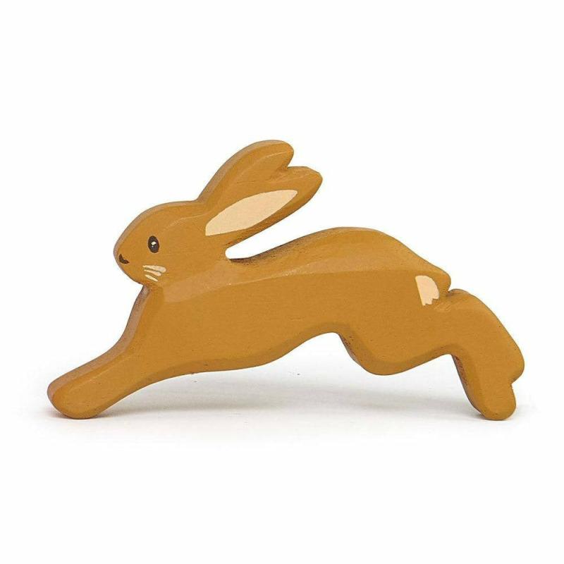 Wooden Hare Pretend Play