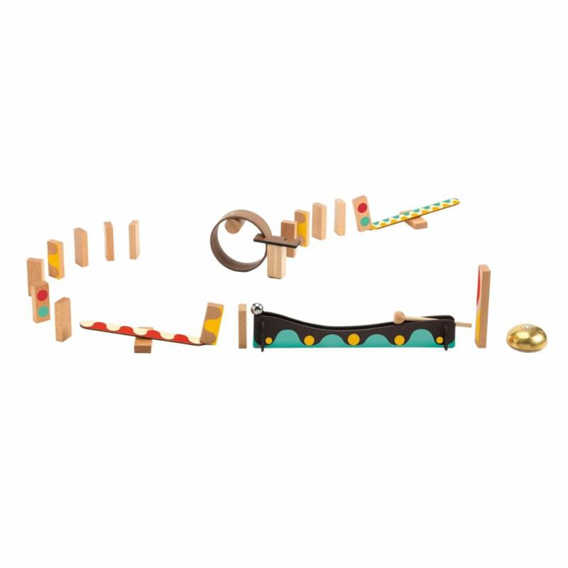 Zig & Go Dring Wooden Building Game - 25 Piece Set